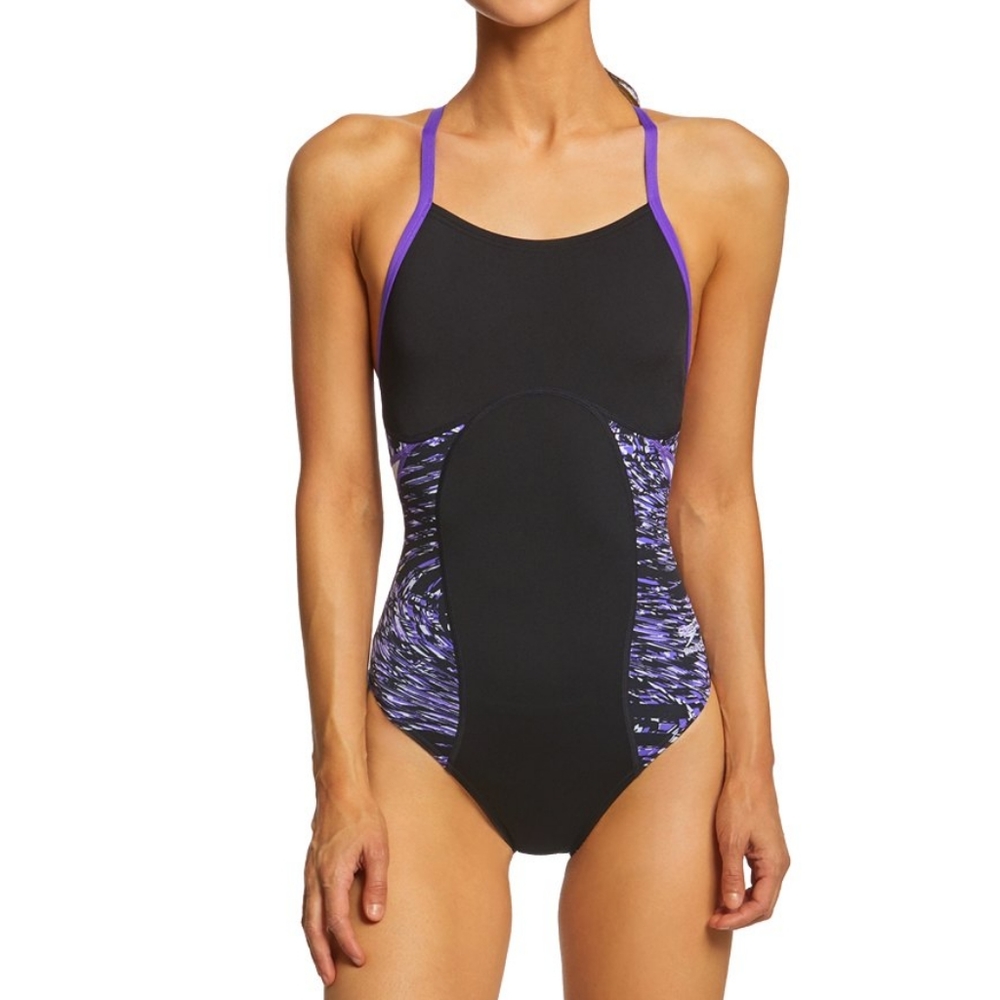 SPEEDO Women's Flow Force Splice Flyback Swimsuit